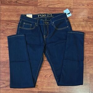 Rue21 Womens Mid Rise Jegging Jeans Size 3/4 Short